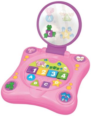 Baby's First Mirror Laptop-Pink