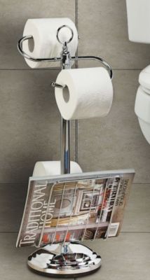 Toilet Valet - Holds TP, Magazines and Hand Towel