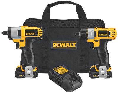 DeWalt Compact 12V Impact Driver and Screwdriver