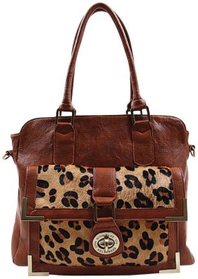 Save 50% Nicole Lee Virginia Leopard Tote