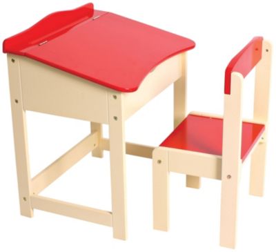 Classic Desk and Chair- Red