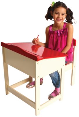 Classic Desk and Chair- Red
