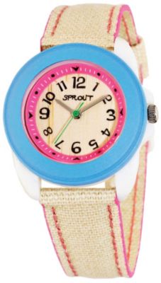 Sprout Ladies Eco Friendly Ivory Cotton Watch