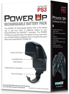 PS3 Power Up Rechargeable Battery Pack