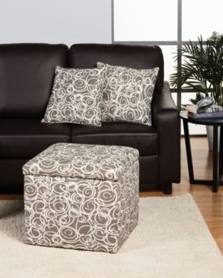 Save 40% Ottoman Storage w/Pillows