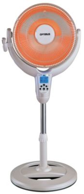 Optimus 14" Oscillating Dish Heater w/Remote