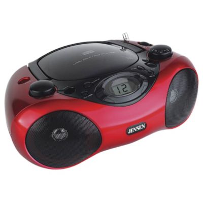Jensen CD/AM/FM Boombox - Red