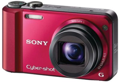 Sony Cyber-Shot 16MP 10X Optical Zoom Camera - Red