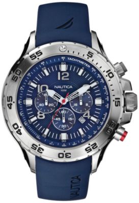 Nautica Men's Blue Chronograph Watch