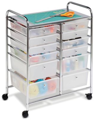 Honey Can Do 12 Drawer Rolling Craft Cart