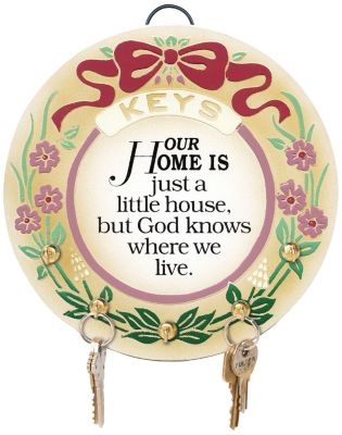 Our Home is Just a Little House Woodland Keyrack