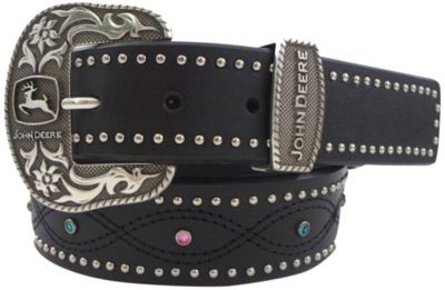 John Deere Women's 38MM LeatherBelt