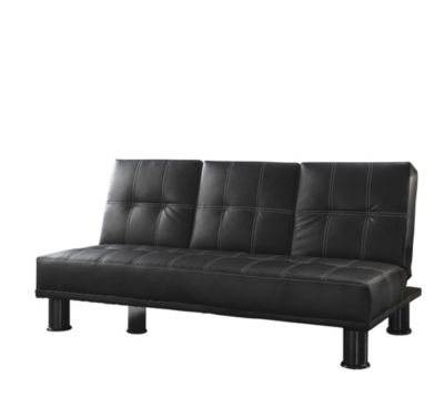 CLik Clak Domino Sofa Faux Leather-Black