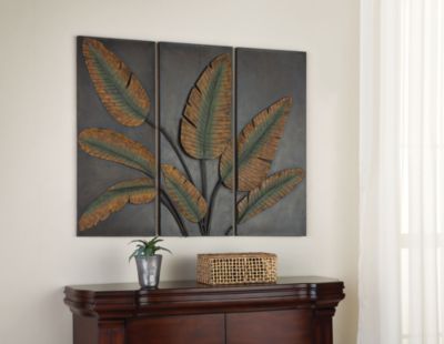 Wall Panels, 3pc Fern Design
