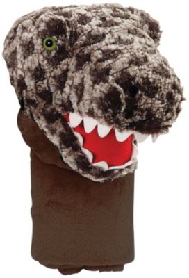Pillow Pets Roll Up Throw-T-Rex