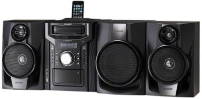 Sharp 350 Watt iPod/iPhone 5 CD System w/Subwoofer