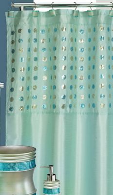 Sequins Shower Curtain
