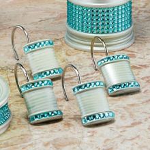 Sequins 12pc Shower Hooks