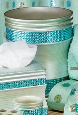Sequins Wastebasket