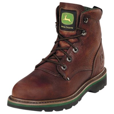 John Deere Mens Steel Toe 6" Lace Up Boot