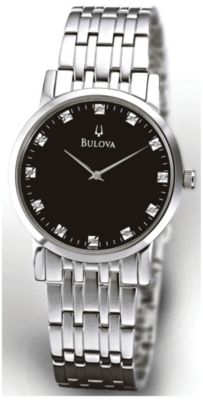 Bulova Men's Diamond Dial Bracelet Watch