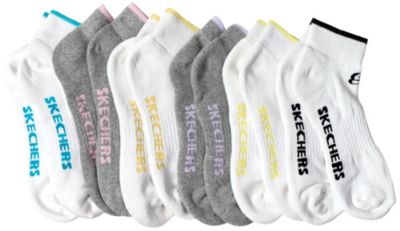 Calcetines Skechers Qtr p/mujer - 6 pares