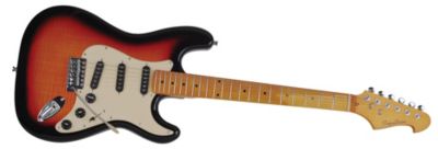 Custom Pro ST Style Flame Electric Guitar-Maple