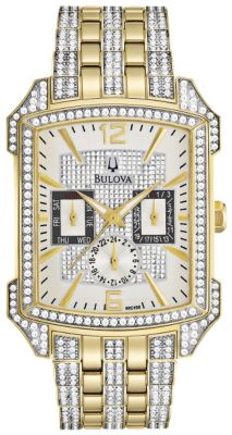 Bulova Men's Crystal Bracelet Watch