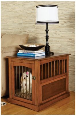 Pet House Table-Brown