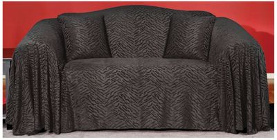 Save 40% Plush Animal Sofa Throw w/2 Pillows