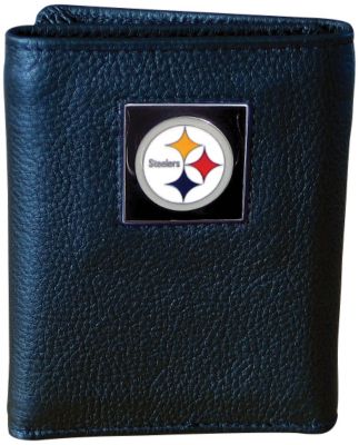 NFLTeam Logo Leather Wallet with Tin