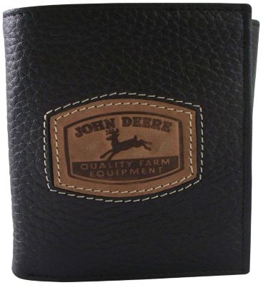 John Deere Trifold Leather Wallet