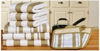 MUkitchen Cotton Kitchen Towels/Set of 8