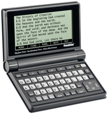 Franklin Electronic Holy Bible w/ 4.5" LCD Display
