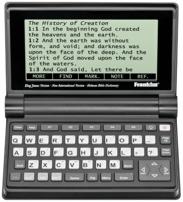 Franklin Electronic Holy Bible w/ 4.5