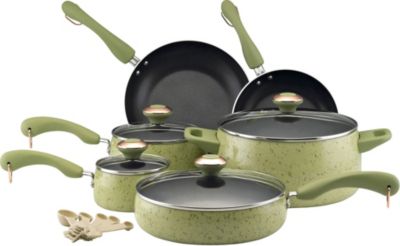 Paula Deen 15pc Nonstick Porcelain Cookware Set