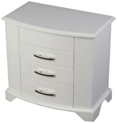 Laurel Mele Upright Jewelry Box in White