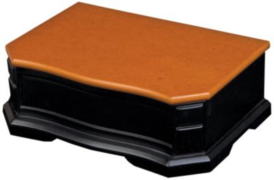 Harper Mele Small Jewelry Box in Cedar & Black