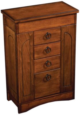 Briony Mele Upright Jewelry Box in Antique Walnut