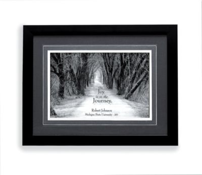 Personalized The Joy is The Journey  Framed Print