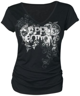 Apple Bottoms Misses' V-Neck Tee
