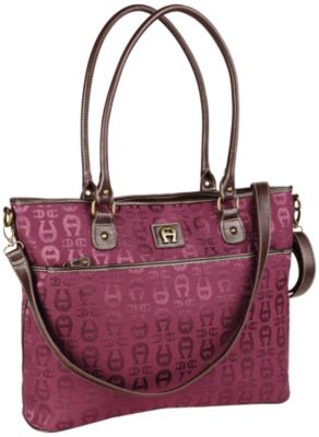 Etienne Aigner Big A Jacquard Business Tote