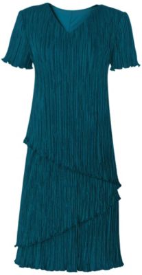 Connected Women's Triple Tier Solid Dress