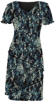 Connected Women's Triple Tier Print Dress