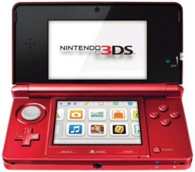 Nintendo 3DS Console in Flame Red