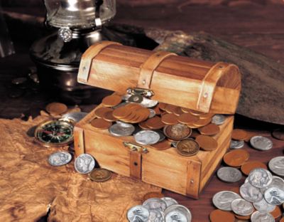 Treasure Chest of Coins