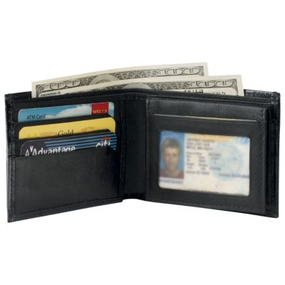 Stacy Adams Leather Bi-Fold Wallet