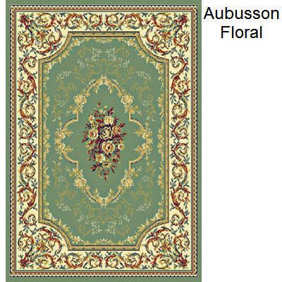 Aubusson Floral 3p Rugs w/2 free Rugs