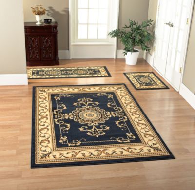 3-pc. Capri Rug Set with BONUS matching 2-pc. Set