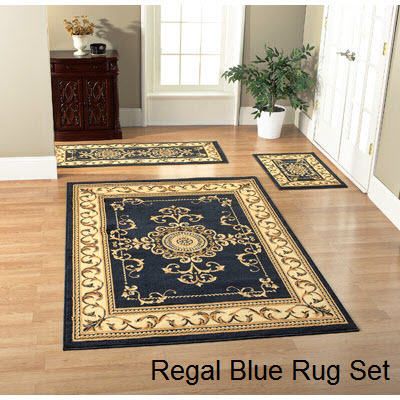 3-pc. Capri Rug Set with BONUS matching 2-pc. Set